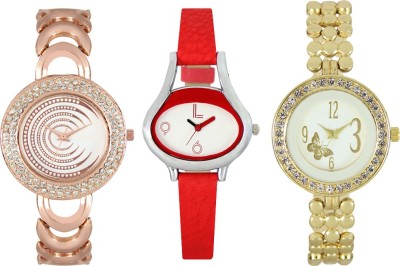 CM Women Watch Combo With Stylish Multicolor Dial Rich Look LRW024 Watch  - For Girls   Watches  (CM)