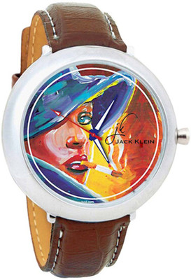 View Jack Klein Elegant Brown Strap Round Dial Watch  - For Men Wrist Watches Price Online(Jack Klein)