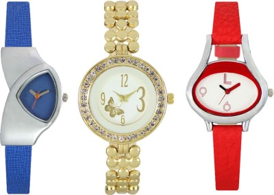CM Women Watch Combo With Stylish Multicolor Dial Rich Look LRW045 Watch  - For Girls   Watches  (CM)