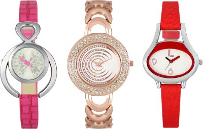 CM Women Watch Combo With Stylish Multicolor Dial Rich Look LRW031 Watch  - For Girls   Watches  (CM)