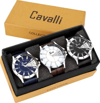 Cavalli CW 403 Exclusive Triple Combo Of Date & Day Exclusive Watch  - For Men   Watches  (Cavalli)