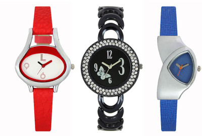 

CM Women Watch Combo With Stylish Multicolor Dial Rich Look LRW020 Watch - For Girls