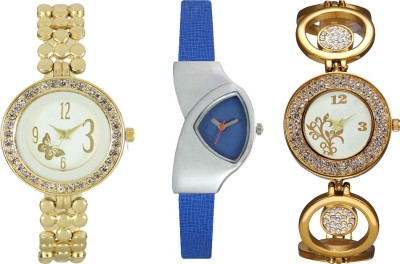 CM Women Watch Combo With Stylish Multicolor Dial Rich Look LRW040 Watch  - For Girls   Watches  (CM)
