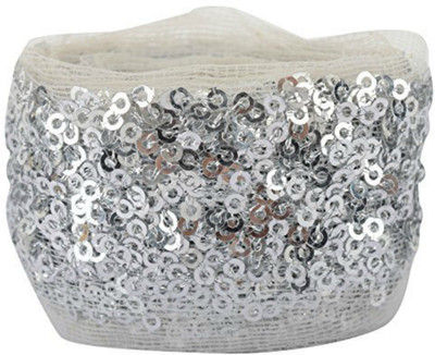 

GOELX AM Fashion Sequin Net Laces for dress/sarees/caps/bags/decorations/ borders, crafts etc