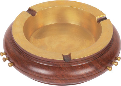 

Craft Art India Brown Wooden Ashtray(Pack of 1)