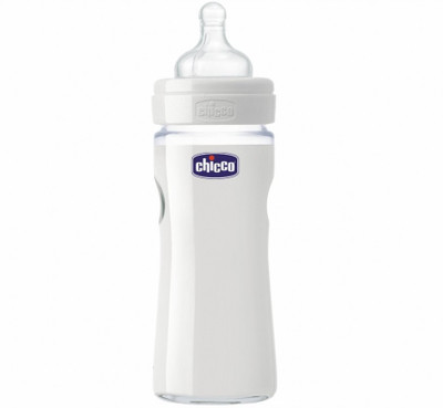 

Chicco Feeding Bottle - 240 ml(White)