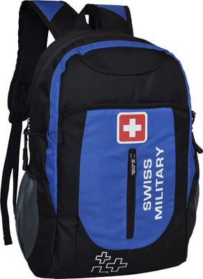 

Swiss Military LBP39 25 L Laptop Backpack(Black, Blue)
