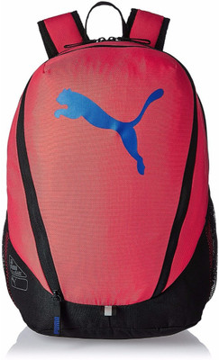 

Puma Cat Cayenne and Sodalite Blue 22 L Backpack(Red, Black), Black;red