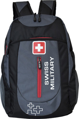 

Swiss Military LBP40 25 L Laptop Backpack(Black, Grey)