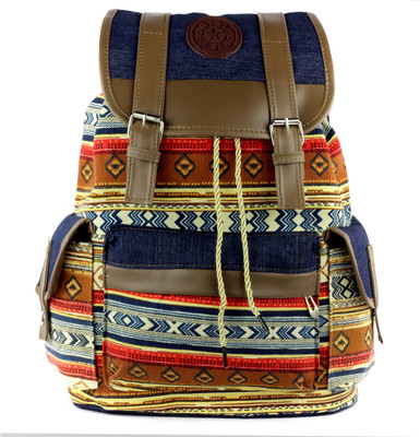 

ramposh Women Canvas Printed Backpack 15 L Backpack(Multicolor)