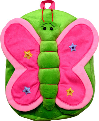 

Funtastik Green Butterfly Design Kids Bag - 40 cm(Green)