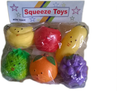

RaNandini Squeeze fruit Bath toy Bath Toy(Multicolor)