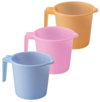 

ruchi Plastic Bath Mug(Multicolor 1.5)