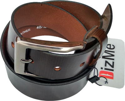 

DizMe Men Formal Brown, Black Genuine Leather Belt
