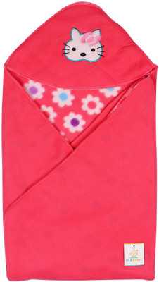 

Ole Baby Printed  Swadding Baby Blanket(Microfiber, Peach