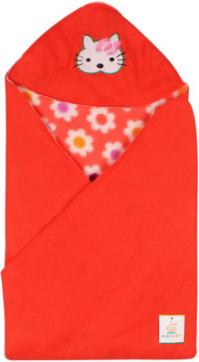 

Ole Baby Printed  Swadding Baby Blanket(Microfiber, Majenta