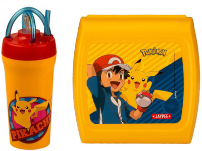 

Jaypee Combo Magic Sip & Funwich 2 Containers Lunch Box(500 ml), Yellow