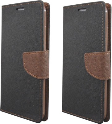Coverage Flip Cover for Samsung Galaxy Grand i9080 Coverage Flip cover for Samsung Galaxy Grand i9080 - Black Brown::Black Brown(Black, Pack of: 2)