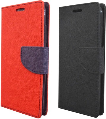 Coverage Flip Cover for Samsung Galaxy Grand i9080 Coverage Flip cover for Samsung Galaxy Grand i9080 - Red::Full Black(Red, Black, Pack of: 2)
