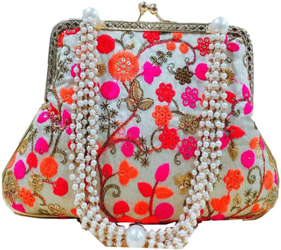 

CRAFTBAZAAR Party Multicolor Clutch