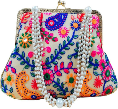 

CRAFTBAZAAR Party Multicolor Clutch