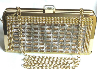 

mybuddy Party Gold Clutch
