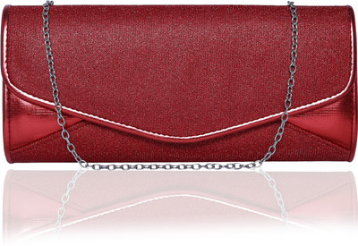 

Kleio Party Red Clutch