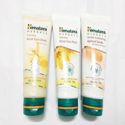 

Himalaya kesar face wash, face pack, scrub(Set of)