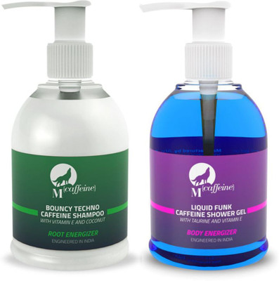

MCaffeine Shampoo (150ml) & Shower Gel Combo Pack For Men & Women(Set of 2)