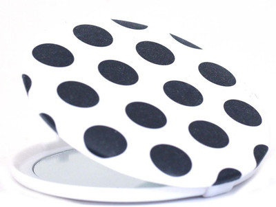 

Color Fever Compact Mirror - White Dots