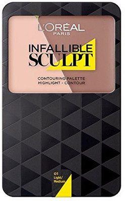 

L'Oreal Paris Infallible Sculpt Contour Palette Compact(Light Medium - 01)