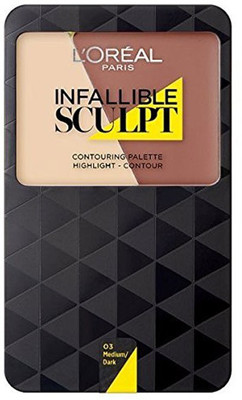 

L'Oreal Paris Infallible Sculpt Contour Palette Compact(Medium Dark - 03)