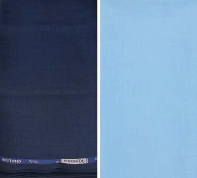 KUNDAN SULZ GWALIOR Polycotton Self Design Shirt & Trouser Fabric