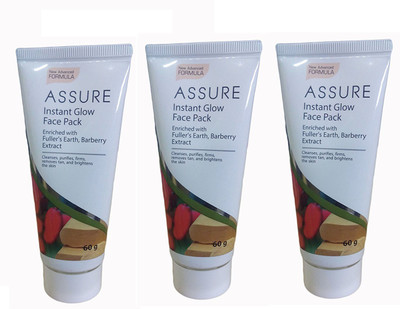 Assure Assure Instant Glow Face Pack (180 g) Face Wash(180 g)