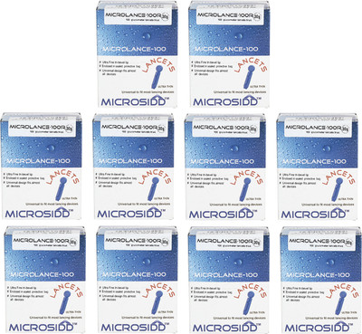 MICROSIDD Round blue 1000 hospital pack Glucometer Lancets(1000)