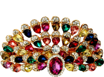 

Mansiyaorange Desiger Latest Trendy Hair Jewellery Hair Acccessory Clip Hair Clip(Multicolor)