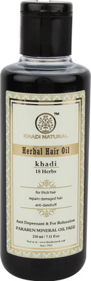 

Khadi Natural Herbal Hair Oil 18 Herbs Hair Oil(420 ml)