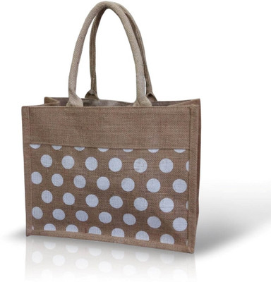 

Handcraft Hand-held Bag(Brown, White)
