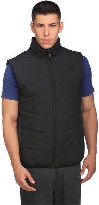 Puma sleeveless solid men's sales jacket