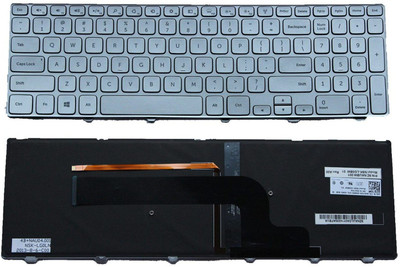 

pctech Inspiron 7537 Internal Laptop Keyboard(Silver)