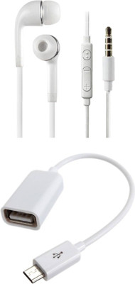 DAKRON Headphone Accessory Combo for Motorola E2(White)
