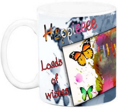 

EFW HAPPY BIRTHDAY - Live a long & healthy life Ceramic Mug(325 ml), Multicolor