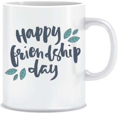 

Everyday Desire Happy Friendship Day Ceramic Coffee ED026 Ceramic Mug(300 ml), Multicolor