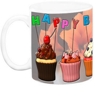 

EFW HAPPY BIRTHDAY - design 3 Ceramic Mug(325 ml), Multicolor