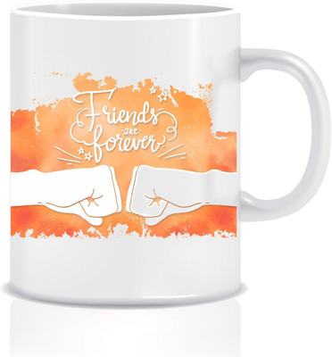 

Everyday Desire Friends are forever Fist Ceramic Coffee ED029 Ceramic Mug(300 ml), Multicolor