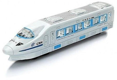 

BASAVA High Speed Train with Flashing Light and Music for Kids(White)