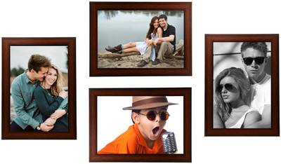 

Swadesi Stuff MDF Photo Frame(Brown, 4 Photos)