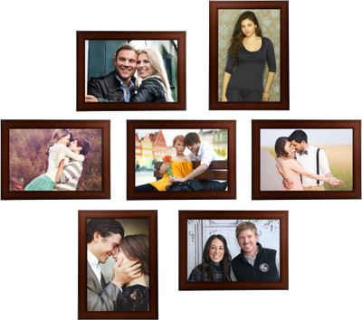 

Swadesi Stuff MDF Photo Frame(Brown, 7 Photos)