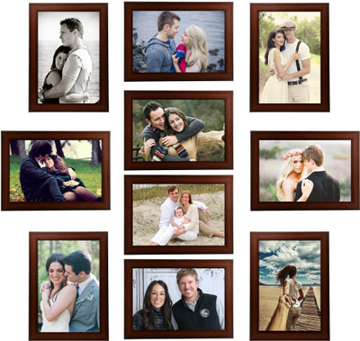 

Swadesi Stuff MDF Photo Frame(Brown, 10 Photos)
