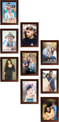 

Swadesi Stuff MDF Photo Frame(Brown, 9 Photos)